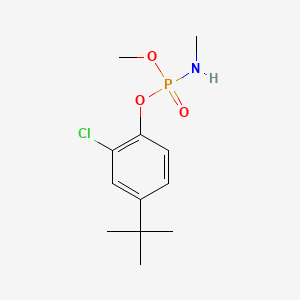 molecular formula C12H19ClNO3P B1669637 Crufomate CAS No. 299-86-5