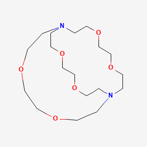 molecular formula C18H36N2O6 B1669639 4,7,13,16,21,24-Hexaoxa-1,10-diazabicyclo[8.8.8]hexacosane CAS No. 23978-09-8