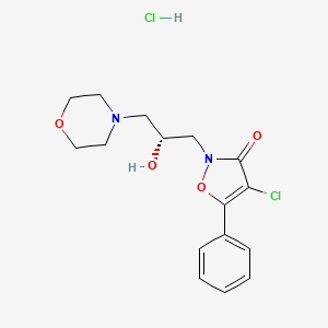 molecular formula C16H20Cl2N2O4 B1669648 CS-722 CAS No. 144886-17-9