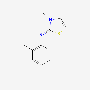 molecular formula C12H14N2S B1669654 Cymiazole CAS No. 61676-87-7