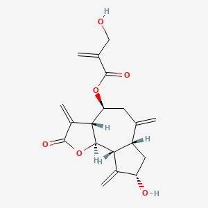 molecular formula C19H22O6 B1669659 蓟苦素 CAS No. 35730-78-0