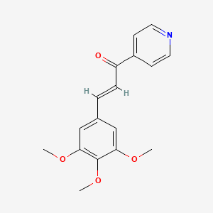 molecular formula C17H17NO4 B1669661 CYP1A1 inhibitor 8a 