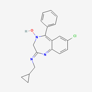 molecular formula C19H18ClN3O B1669665 Cyprazepam CAS No. 15687-07-7
