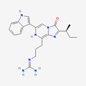 molecular formula C22H27N7O B1669667 Cypridina luciferin CAS No. 876351-00-7