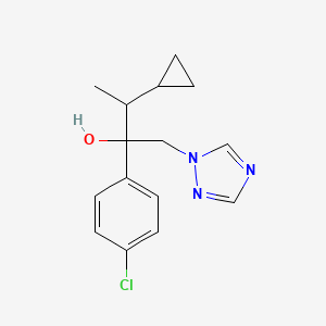 molecular formula C15H18ClN3O B1669668 Cyproconazole CAS No. 94361-06-5