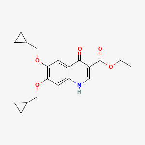 molecular formula C20H23NO5 B1669670 Cyproquinate CAS No. 19485-08-6