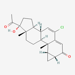 molecular formula C22H27ClO3 B1669671 环丙孕酮 CAS No. 2098-66-0