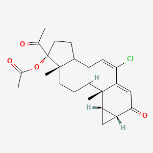 molecular formula C24H29ClO4 B1669672 环丙孕酮醋酸酯 CAS No. 427-51-0
