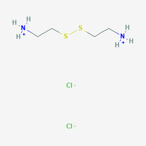 molecular formula C4H14Cl2N2S2 B1669677 Cystamine dihydrochloride CAS No. 56-17-7
