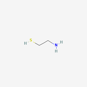 molecular formula C2H7NS B1669678 Cysteamine CAS No. 60-23-1