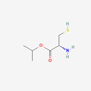 molecular formula C6H13NO2S B1669682 Cysteine isopropyl ester CAS No. 79178-11-3