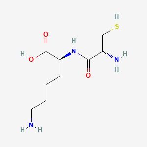 molecular formula C9H19N3O3S B1669685 Cysteinyllysine CAS No. 71190-90-4