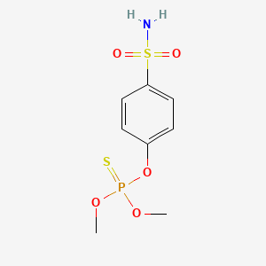 molecular formula C8H12NO5PS2 B1669691 Cythioate CAS No. 115-93-5