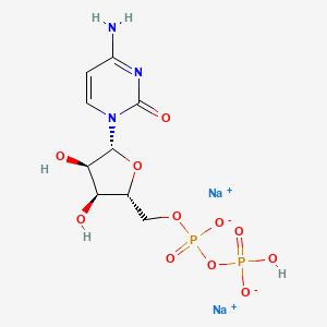molecular formula C9H13N3Na2O11P2 B1669692 Disodium cytidine 5'-diphosphate CAS No. 54394-90-0