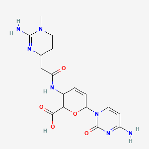 molecular formula C17H23N7O5 B1669697 Cytomycin CAS No. 2005-98-3