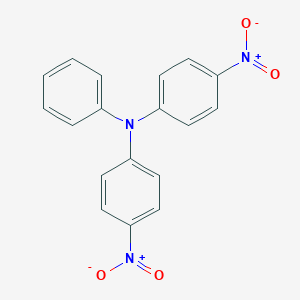 molecular formula C18H13N3O4 B016697 Bis-(4-nitrophenyl)phenylamine CAS No. 1100-10-3