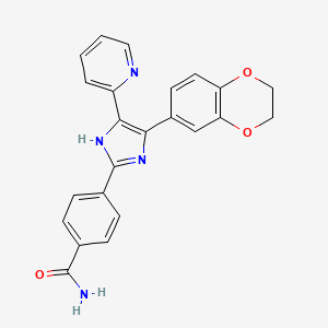 molecular formula C23H18N4O3 B1669709 CK1抑制剂 CAS No. 301836-43-1