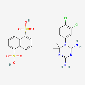 molecular formula C21H21Cl2N5O6S2 B1669712 D54 Naponate CAS No. 8067-46-7