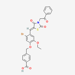 molecular formula C28H22BrNO7S B1669721 D77 