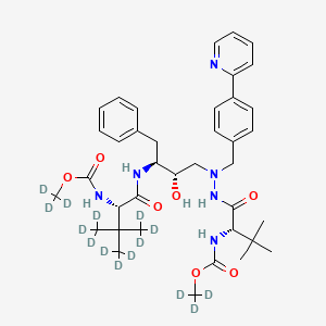 molecular formula C38H37D15N6O7 B1669722 Deuterated Atazanivir-D3-1 CAS No. 1092540-56-1