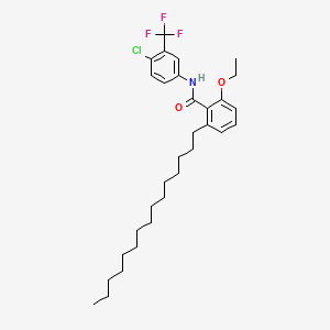 molecular formula C31H43ClF3NO2 B1669723 Ctpb CAS No. 586976-24-1