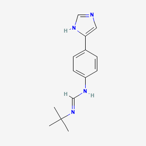 molecular formula C14H18N4 B1669729 DA 4626 CAS No. 83184-14-9