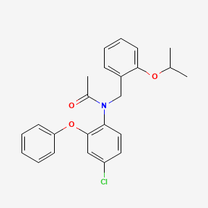 molecular formula C24H24ClNO3 B1669733 DAA-1097 CAS No. 220551-79-1