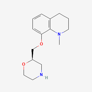 molecular formula C15H22N2O2 B1669738 (R)-Dabelotine CAS No. 152886-02-7