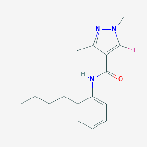 molecular formula C18H24FN3O B166974 Penflufen CAS No. 494793-67-8