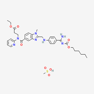 molecular formula C35H45N7O8S B1669742 Dabigatran etexilate methanesulfonate CAS No. 872728-81-9