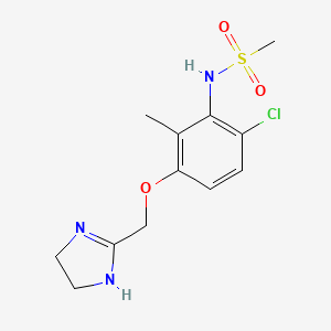 molecular formula C12H16ClN3O3S B1669745 Dabuzalgron CAS No. 219311-44-1