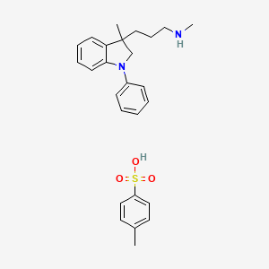 molecular formula C26H32N2O3S B1669779 Daledalin Tosylate CAS No. 23226-37-1