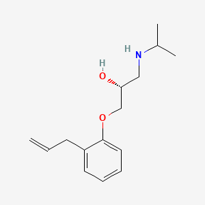 molecular formula C15H23NO2 B1669782 (+)-Alprenolol CAS No. 23846-72-2