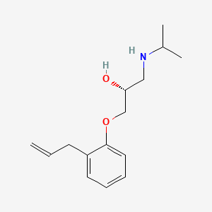 2-Propanol, 1-((1-methylethyl)amino)-3-(2-(2-propenyl)phenoxy)-, (R)-
