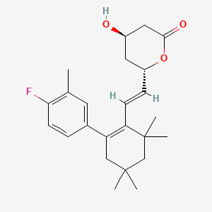 molecular formula C24H31FO3 B1669784 Dalvastatin CAS No. 132100-55-1