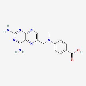 molecular formula C15H15N7O2 B1669789 Deoxyaminopteroic Acid CAS No. 19741-14-1