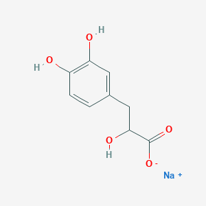 molecular formula C9H9NaO5 B1669798 Sodium 3-(3,4-dihydroxyphenyl)-2-hydroxypropanoate CAS No. 67920-52-9