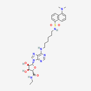 molecular formula C30H40N8O6S B1669805 Dansyl-NECA 