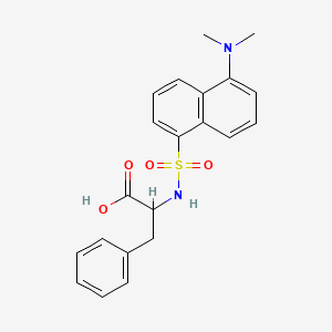 molecular formula C21H22N2O4S B1669806 Dansyl-L-phenylalanine CAS No. 1104-36-5