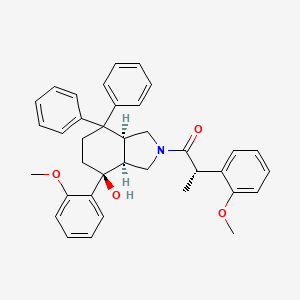 molecular formula C37H39NO4 B1669820 Dapitant CAS No. 153438-49-4
