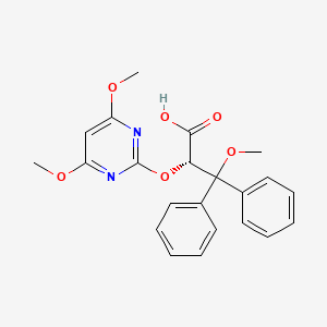 molecular formula C22H22N2O6 B1669833 Darusentan CAS No. 171714-84-4