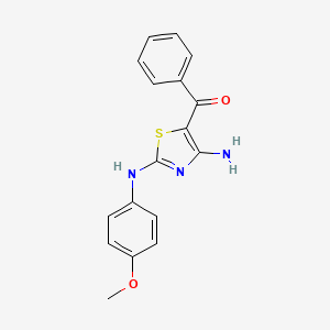 4-Amino-5-benzoyl-2-(4-methoxyphenylamino)thiazole