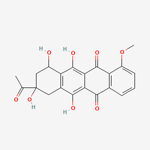 molecular formula C21H18O8 B1669838 Daunorubicinone CAS No. 21794-55-8