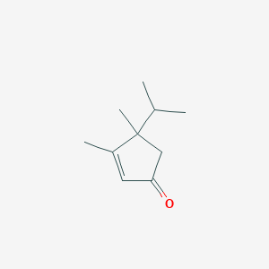 molecular formula C10H16O B166984 4-Isopropyl-3,4-dimethyl-2-cyclopenten-1-one CAS No. 131794-49-5