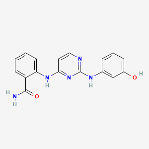 molecular formula C17H15N5O2 B1669851 DB07268 CAS No. 929007-72-7