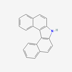 molecular formula C20H13N B1669859 7H-Dibenzo[c,g]carbazole CAS No. 194-59-2