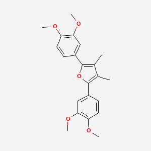 3,4-Dimethyl-2,5-bis(3,4-Dimethoxyphenyl)furan