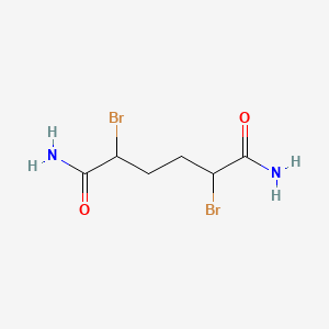 molecular formula C6H10Br2N2O2 B1669862 2,5-Dibromohexanediamide CAS No. 99584-96-0