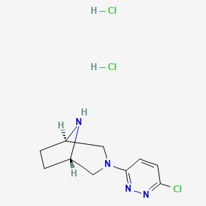 3-(6-Chloro-3-pyridazinyl)-3,8-diazabicyclo[3.2.1]octane dihydrochloride