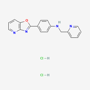 molecular formula C18H16Cl2N4O B1669870 DC07090 dihydrochloride 